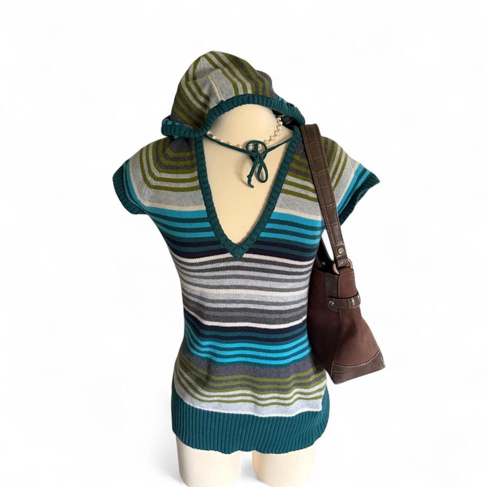 Sonoma Women's Blue and Green Jumper